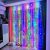 Светодиодная новогодняя гирлянда водопад 2х2 цветная, новогодние гирлянды LED для дома на окно